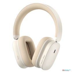 Baseus Bowie H1 Noise-Cancelling Wireless Headphones Rice  White